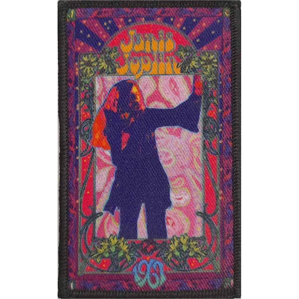Janis Joplin - Floral Flame Patch - Multicolours
